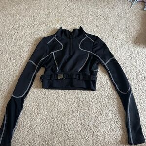 Women's Zip Up Athletic Top (Size M)